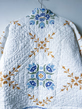 Load image into Gallery viewer, One-of-a-Kind: Cross-stitch Embroidery Flora Jacket (L)