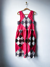 Load image into Gallery viewer, One-of-a-Kind: 1800s Nine Patch Turnaround Dress (M)