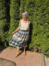 Load image into Gallery viewer, One-of-a-Kind: Diamond Quilt Top Skirt (M)