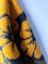 Load image into Gallery viewer, One-of-a-Kind: Colorblock Floral Wool Blanket Flora Jacket (M)