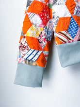 Load image into Gallery viewer, One-of-a-Kind: Hexagonal Star Quilt Pullover (L)