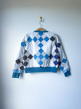 Load image into Gallery viewer, One-of-a-Kind: Overdyed Broken Star Quilt Pullover (L)
