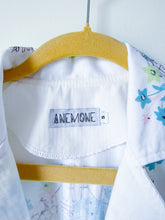 Load image into Gallery viewer, One-of-a-Kind: Parisian Garden Vintage Tablecloth Shaftsbury Shirt (S)