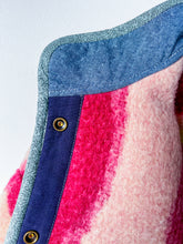 Load image into Gallery viewer, One-of-a-Kind: Ukrainian Floral Wool Blanket Flora Jacket (XS)