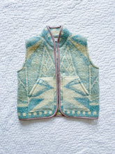 Load image into Gallery viewer, One-of-a-Kind: Geometric Van Wyk Health Wool Blanket Vest