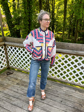 Load image into Gallery viewer, One-of-a-Kind: Log Cabin Flora Jacket (S)