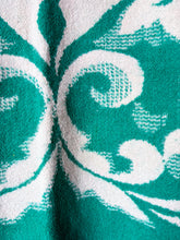 Load image into Gallery viewer, One-of-a-Kind: Green Floral Ukrainian Blanket Flora Jacket (S)