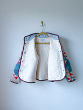 Load image into Gallery viewer, One-of-a-Kind: Ocean Waves Flora Jacket (M)