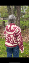 Load image into Gallery viewer, One-of-a-Kind: Ukrainian Raspberry Blanket Flora Jacket (M)