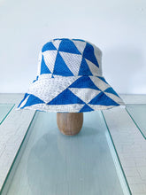 Load image into Gallery viewer, One-of-a-Kind: Flying Geese Quilt Top Bucket Hat (Adult S/M)