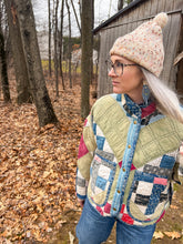 Load image into Gallery viewer, One-of-a-Kind: Washington Sidewalk Flora Jacket (M)