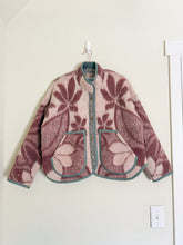 Load image into Gallery viewer, One-of-a-Kind: Dusty Mauve Ukrainian Blanket Flora Jacket (S)