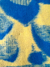 Load image into Gallery viewer, One-of-a-Kind: Blue and Yellow Floral Ukrainian Blanket Vest (L/XL)