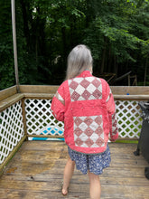 Load image into Gallery viewer, One-of-a-Kind: Diamonds in a Square Flora Jacket (L)