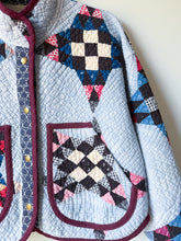 Load image into Gallery viewer, One-of-a-Kind: Pine Burr Nine Patch Flora Jacket (S)