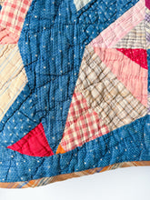 Load image into Gallery viewer, One-of-a-Kind: Indigo Rocky Road to Kansas Flora Jacket (S)