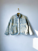 Load image into Gallery viewer, One-of-a-Kind: Orr Health Blue Wool Blanket Flora Jacket (M)