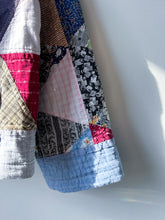 Load image into Gallery viewer, One-of-a-Kind: Triangle Block Cropped Chore Coat (L)