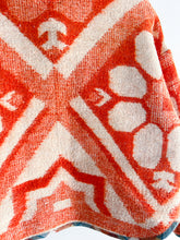 Load image into Gallery viewer, One-of-a-Kind: Orange Floral Wool Blanket Flora Jacket (M)