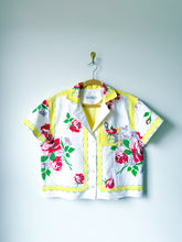 Load image into Gallery viewer, One-of-a-Kind: Sunshine Floral Vintage Tablecloth Shaftsbury Shirt (M)