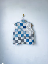 Load image into Gallery viewer, One-of-a-Kind: Indigo Quilt Vest (S/M)