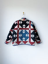 Load image into Gallery viewer, One-of-a-Kind: 19th Century Churn Dash Flora Jacket (M)