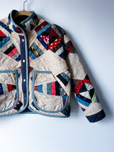 Load image into Gallery viewer, One-of-a-Kind: Rocky Road to Kansas Flora Jacket (XS)
