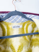 Load image into Gallery viewer, One-of-a-Kind: Colorblock Floral Ukrainian Wool Blanket Flora Jacket (S)