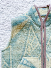 Load image into Gallery viewer, One-of-a-Kind: Geometric Van Wyk Health Wool Blanket Vest
