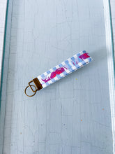 Load image into Gallery viewer, One-of-a-Kind: Vintage Floral Tablecloth Key Fob