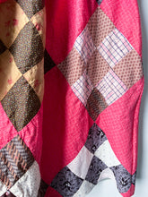 Load image into Gallery viewer, One-of-a-Kind: 1800s Nine Patch Turnaround Dress (M)