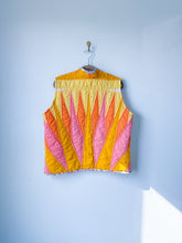 Load image into Gallery viewer, One-of-a-Kind: Sunburst Quilt Vest (L/XL)