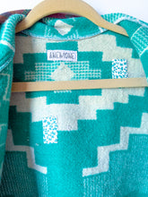 Load image into Gallery viewer, One-of-a-Kind: Vintage Geometric Blanket Vest (XS-M)