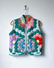 Load image into Gallery viewer, One-of-a-Kind: Grandmother's Flower Garden Vest #1