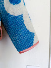 Load image into Gallery viewer, One-of-a-Kind: Blue Ukrainian Blanket Hooded Flora Jacket (M)
