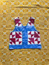 Load image into Gallery viewer, One-of-a-Kind: Old Maid's Puzzle QUILT TOP Turnaround Tank (S)