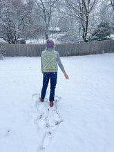 Load image into Gallery viewer, One-of-a-Kind: Geometric Van Wyk Health Wool Blanket Vest