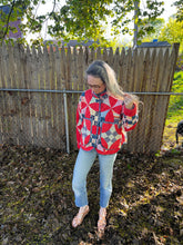 Load image into Gallery viewer, One-of-a-Kind: Glorified Nine Patch Flora Jacket (M)