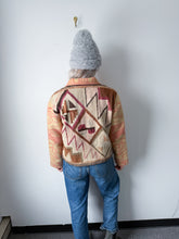 Load image into Gallery viewer, One-of-a-Kind: Golden Dawn Wool and Kilim Rug Field Jacket (S)