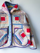 Load image into Gallery viewer, One-of-a-Kind: Log Cabin Flora Jacket (L)