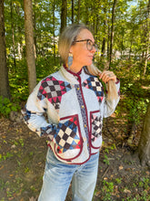 Load image into Gallery viewer, One-of-a-Kind: Pine Burr Nine Patch Flora Jacket (S)