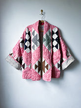 Load image into Gallery viewer, One-of-a-Kind: Fox and Geese Cocoon Coat (flexible sizing)