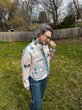 Load image into Gallery viewer, One-of-a-Kind: Carmen&#39;s Block Flora Jacket
