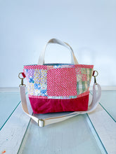 Load image into Gallery viewer, One-of-a-Kind: Four in a Four Patch Project Bag (with detachable strap)