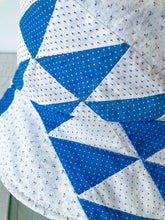 Load image into Gallery viewer, One-of-a-Kind: Flying Geese Quilt Top Bucket Hat (Adult S/M)