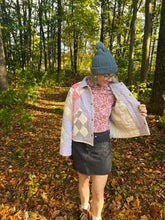 Load image into Gallery viewer, One-of-a-Kind: Nine Patch Cropped Chore Coat (S)