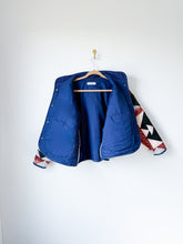 Load image into Gallery viewer, One-of-a-Kind: 19th Century Churn Dash Flora Jacket (M)