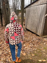 Load image into Gallery viewer, One-of-a-Kind: 19th Century Windmill Hooded Flora Jacket (M)