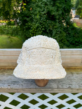Load image into Gallery viewer, One-of-a-Kind: Antique Crochet 5 Panel Hat #1