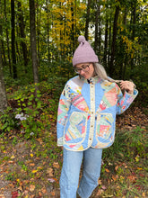 Load image into Gallery viewer, One-of-a-Kind: Rocky Road to Kansas Flora Jacket (L)